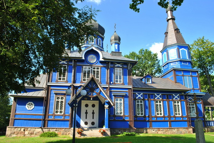 Drewniana cerkiew na Podlasiu