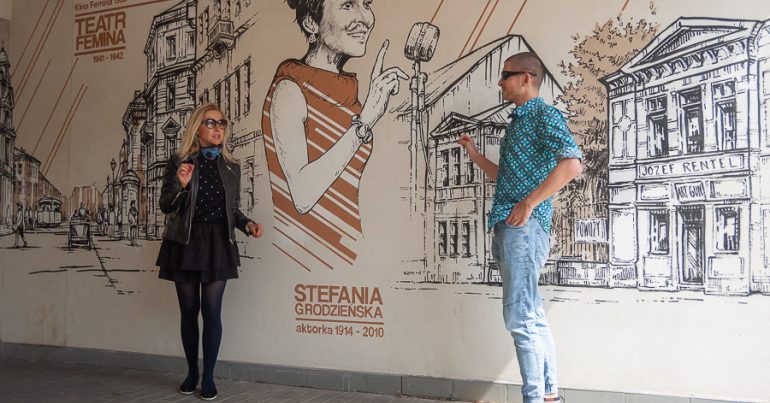Muranów - historia street artem malowana